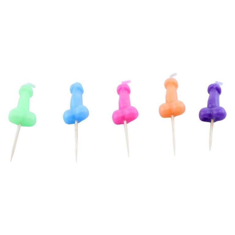 Candyprints Super Fun Penis Candle 5-Pack