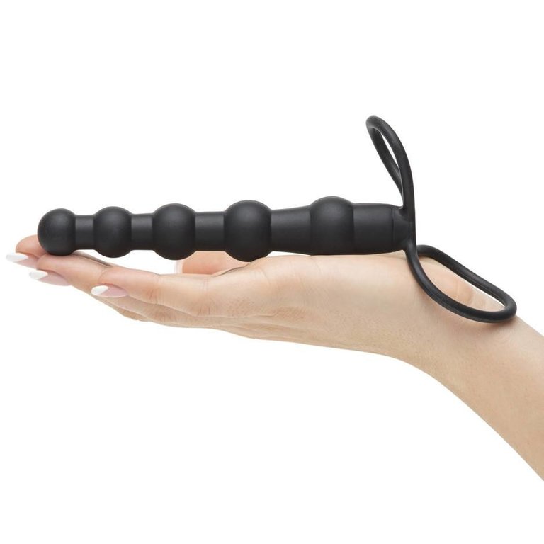 CalExotic Silicone Love Rider Beaded Dual Penetrator