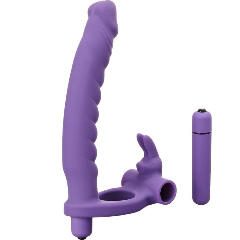 XR Brand Double Delight Dual Insertion Cock Ring