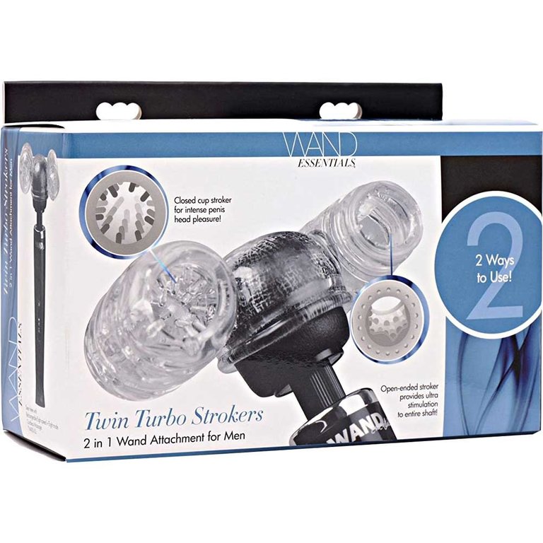 Wand Essentials Twin Turbo Strokers Attachment