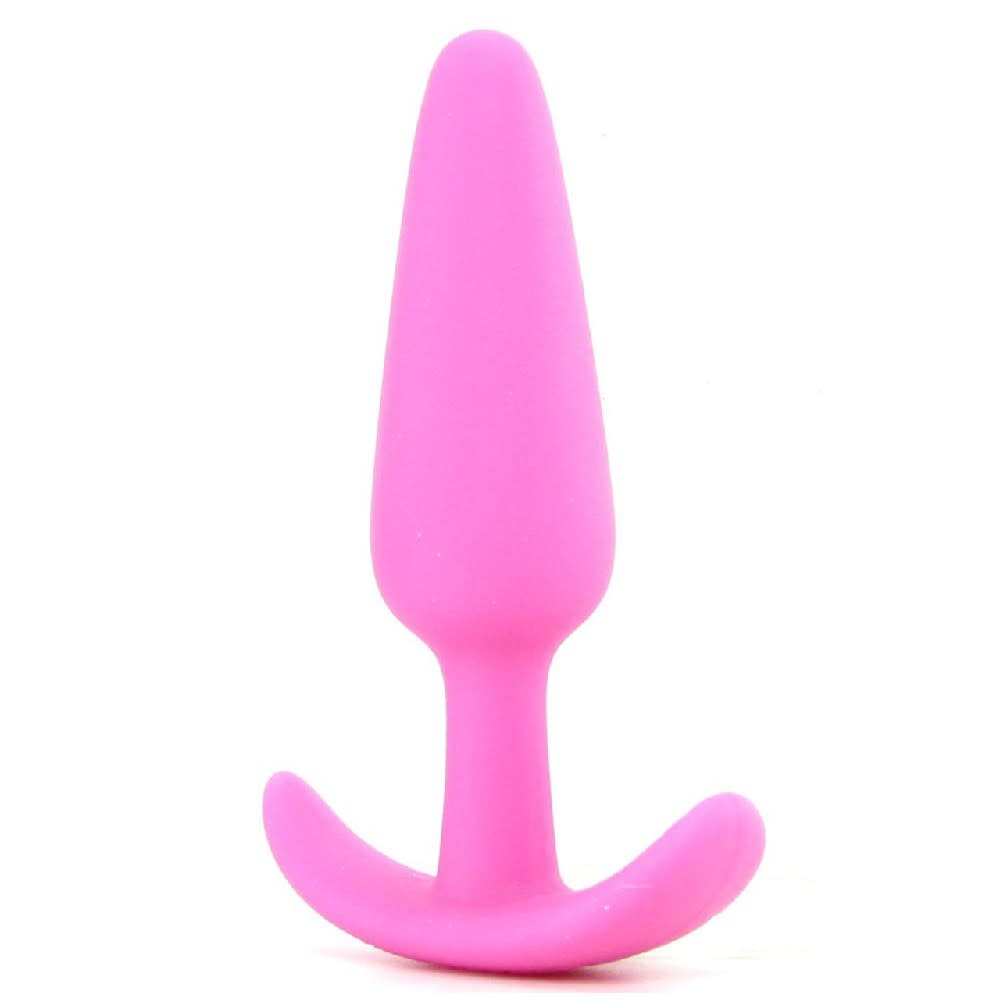 Mood Naughty Silicone Anal Plug Large Pink Groove