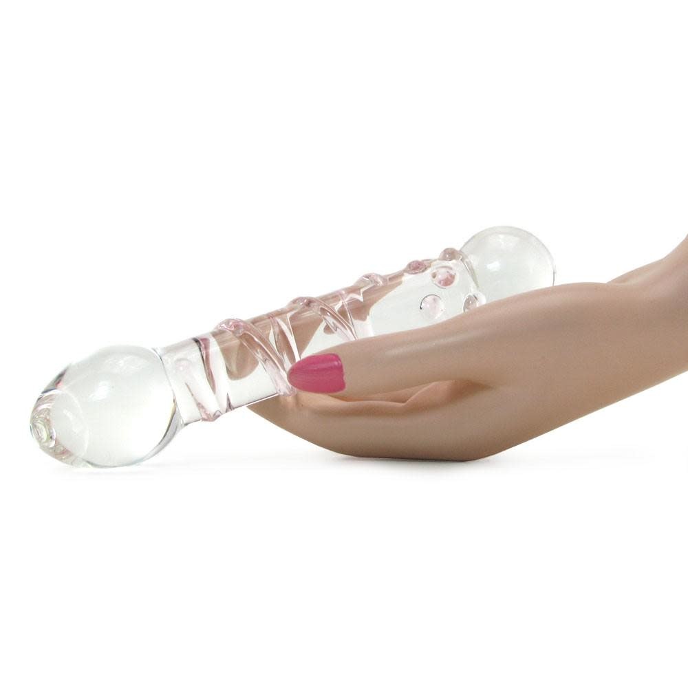Стеклянный фаллоимитатор Glas Tickler 18 см, оранжевый GLAS-57 - Glas - Анальные стимуляторы - Купить