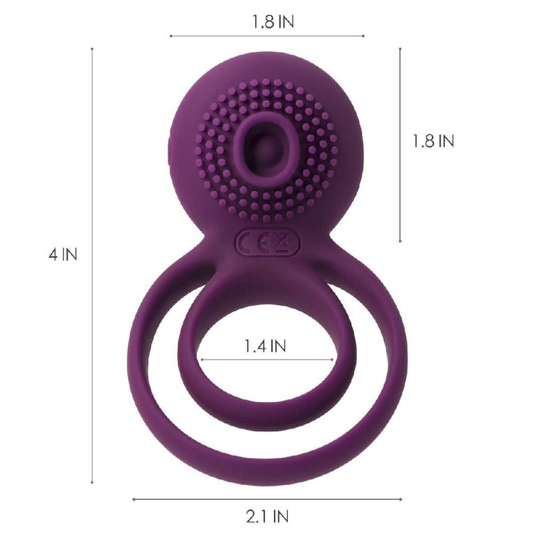 Svakom Tammy Double Ring Vibrating Cock Ring