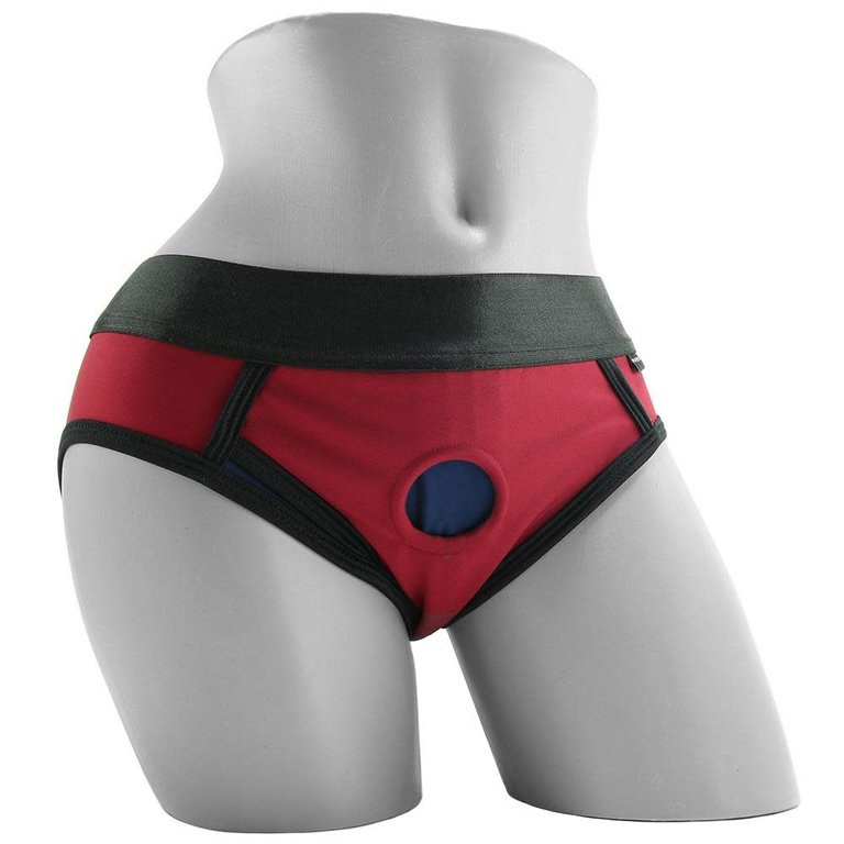 Sportsheets EM.EX. Contour Harness - Red