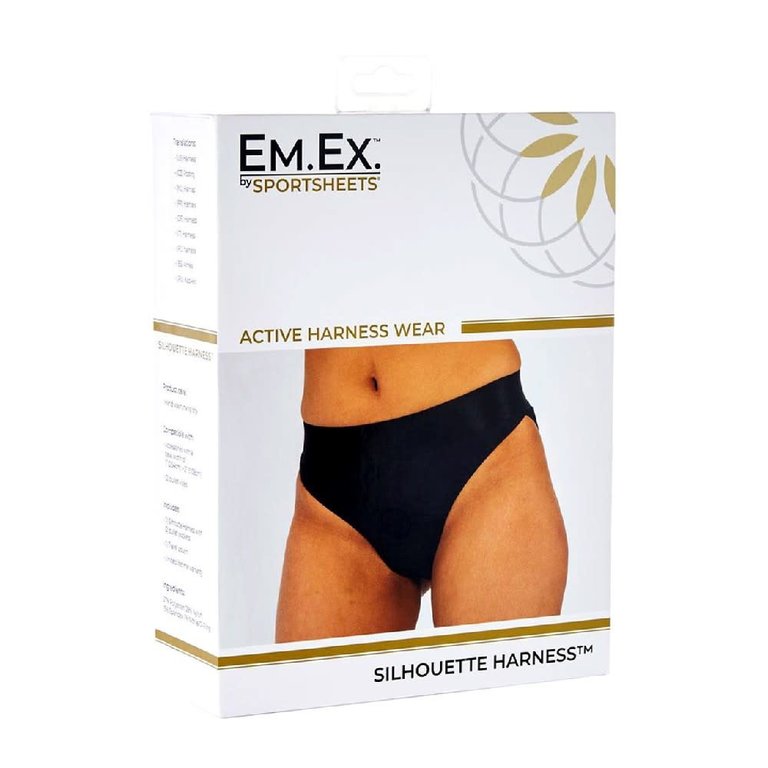 Sportsheets EM.EX. Silhouette Harness - Black