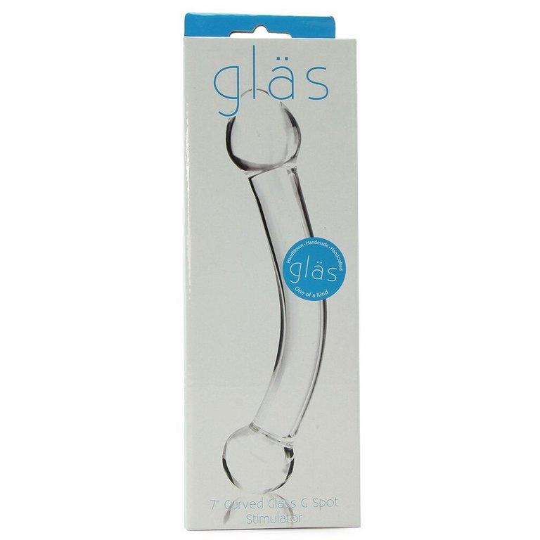 Glas 7" Curved Glass G-Spot Stimulator