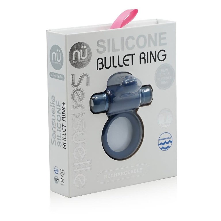 Sensuelle Rechargeable Silicone Bullet C-Ring