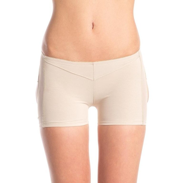 Be Wicked Butt Booster Boyshort - Nude
