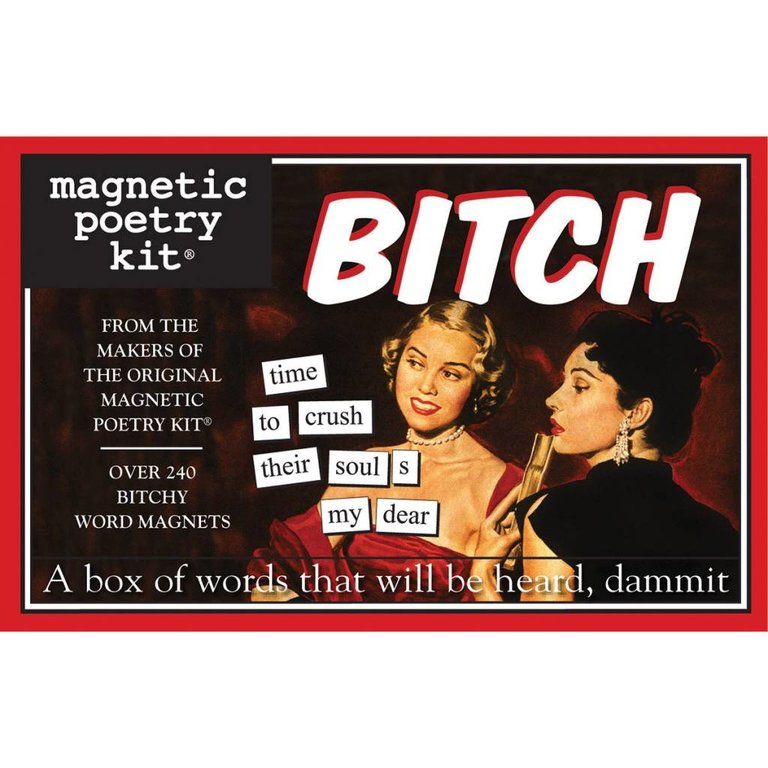 Magnetic Poetry Kit: The BITCH Edition