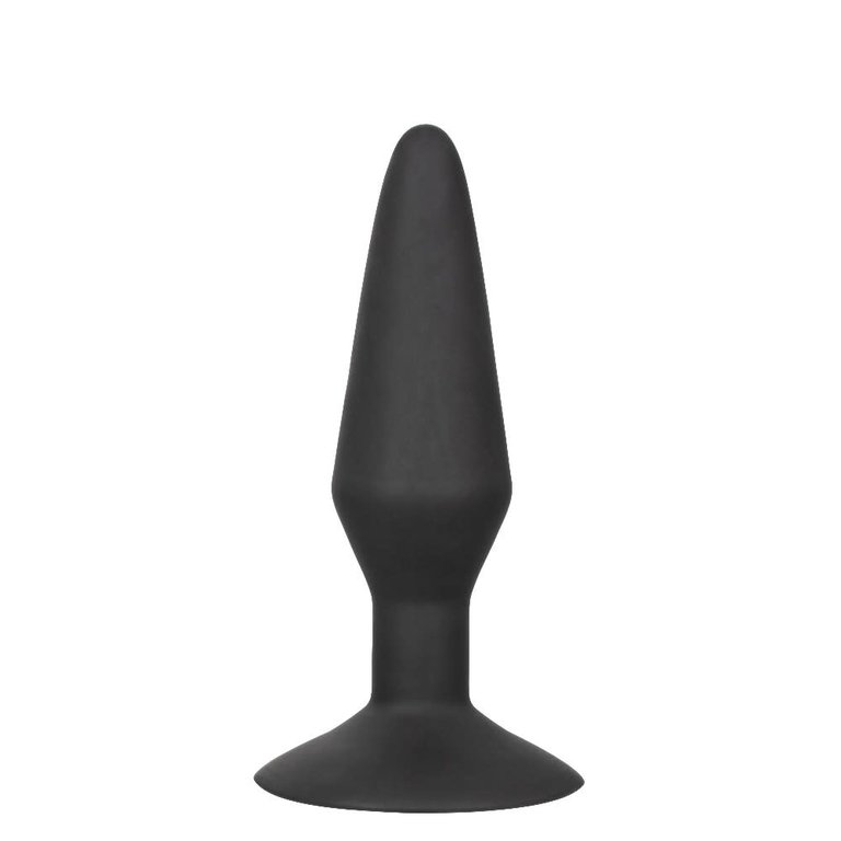 CalExotic Silicone Inflatable Anal Plug - Large - Black