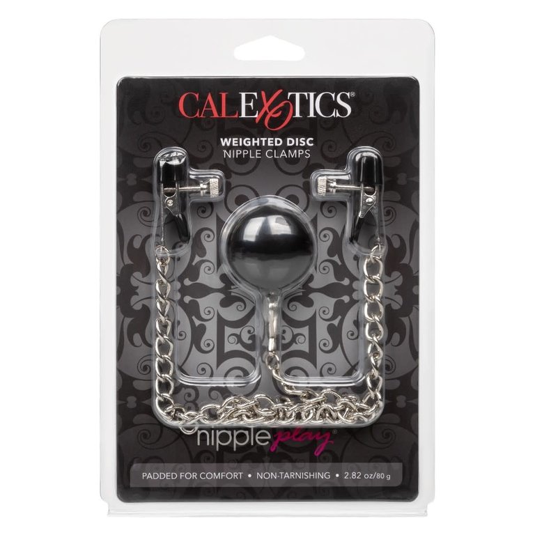CalExotic Nipple Play Weighted Disc Nipple Clamps