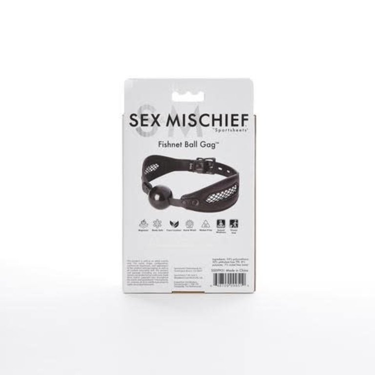 Sportsheets Sex & Mischief Fishnet Ball Gag