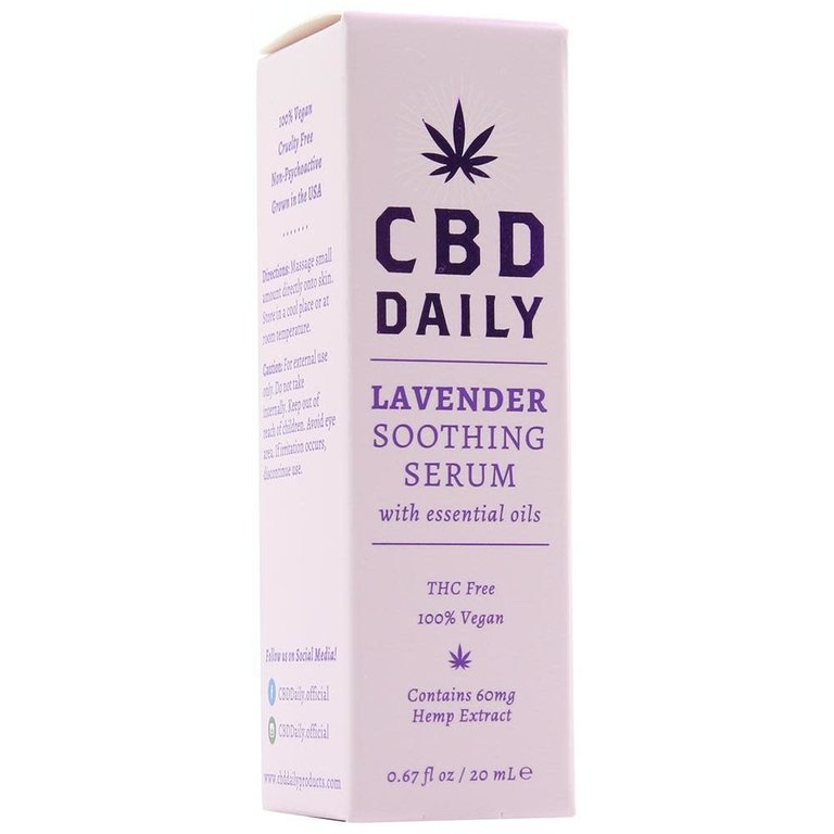 Earthly Body CBD Daily Soothing Serum  - Lavender - 20 ml