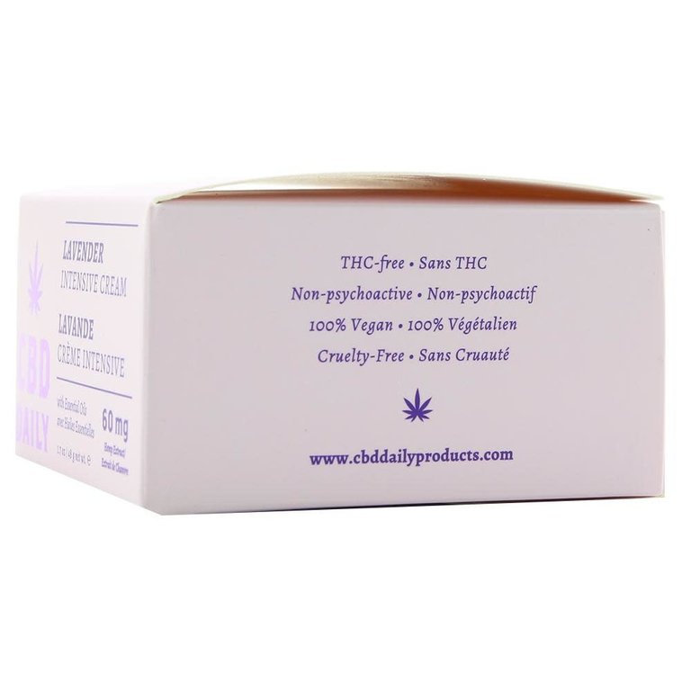 Earthly Body CBD Daily Concentrated Cream - Lavender -1.7 oz