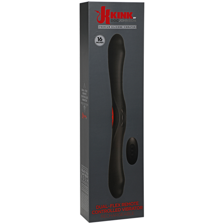 Doc Johnson KINK - Dual-Flex Silicone Vibrator with Wireless Remote