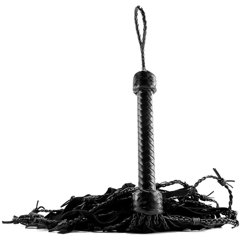 Shots Leather Suede Barbed Wire Flogger