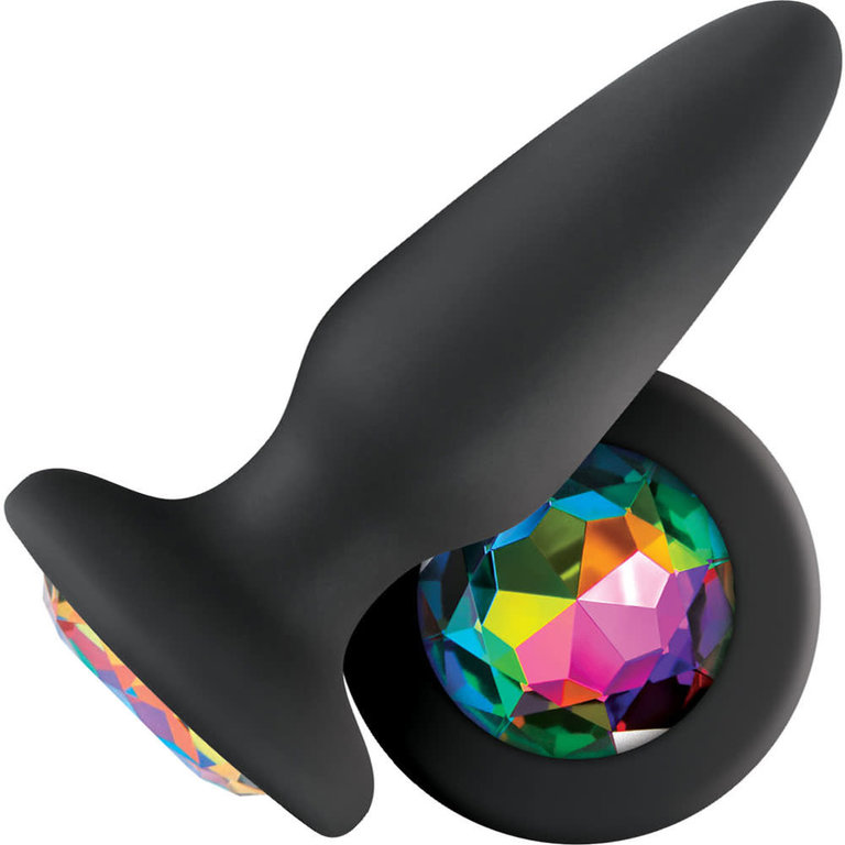NS Novelties Glams Rainbow Gem Silicone Butt Plug