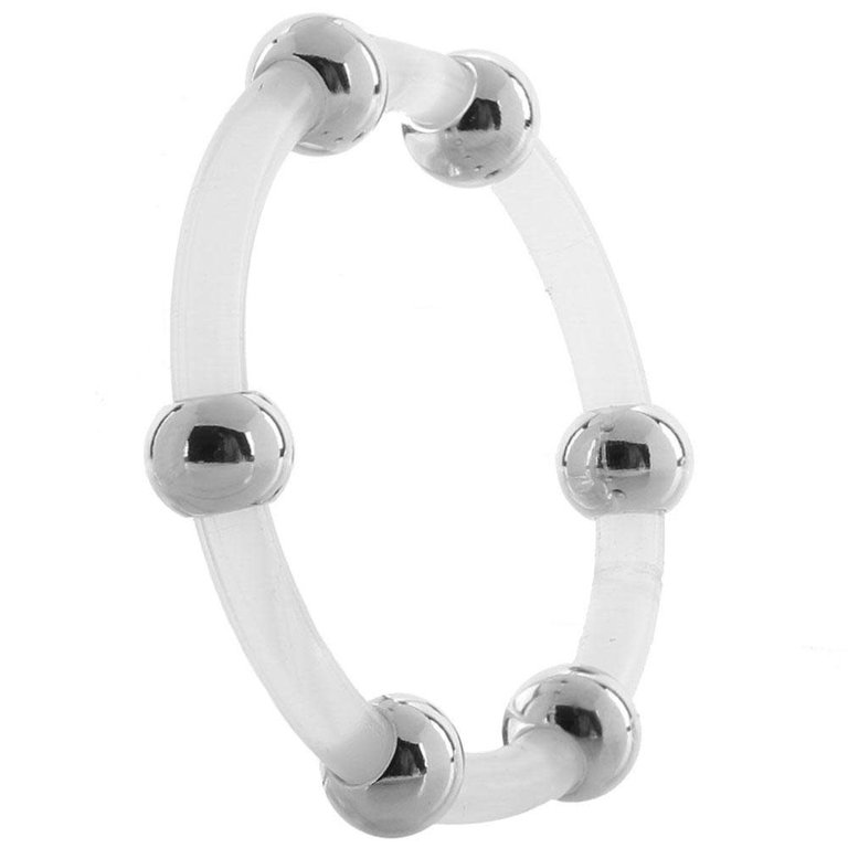 CalExotic Steel Beaded Silicone Ring - Extra Large