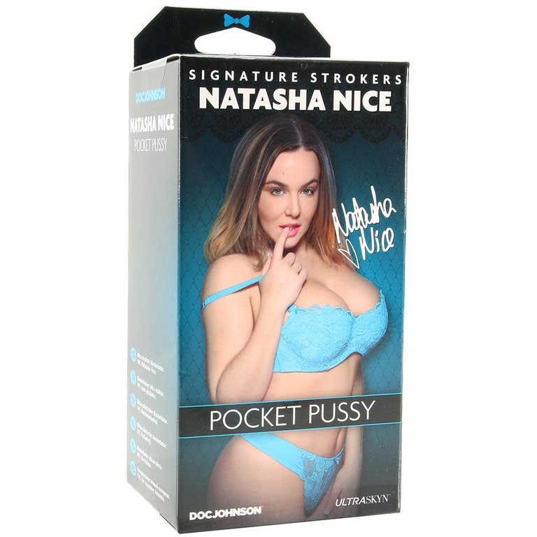 Doc Johnson Signature Strokers - Natasha Nice - Ultraskyn Pocket Pussy
