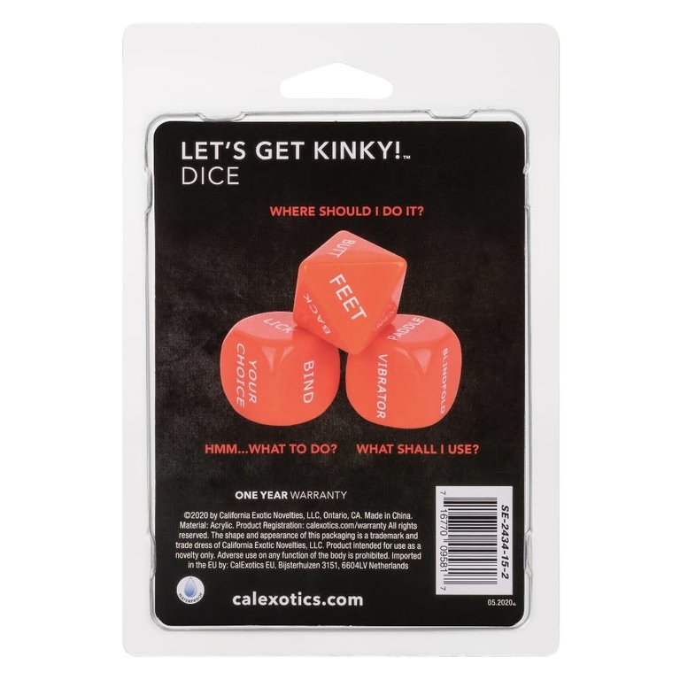 CalExotic Let's Get Kinky Dice