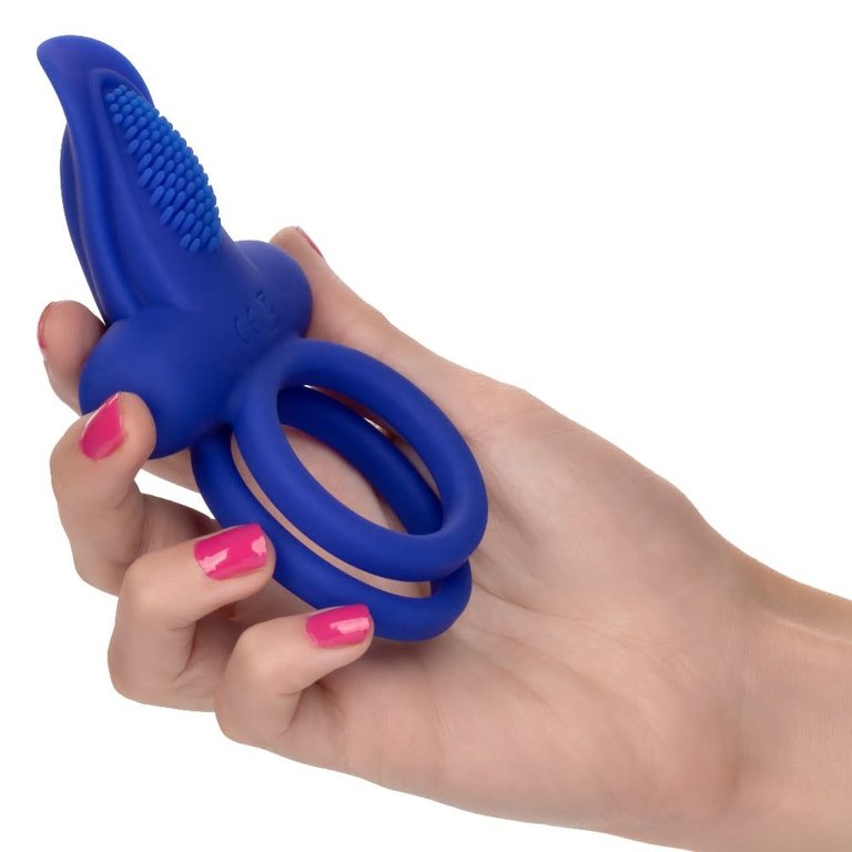 CalExotic Silicone Rechargeable Dual Pleaser Enhancer