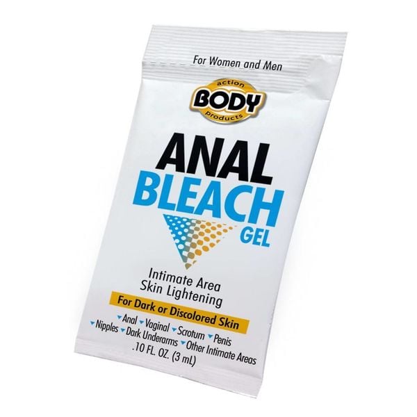 Body Action Anal Bleach Gel Single Application Packet Groove 