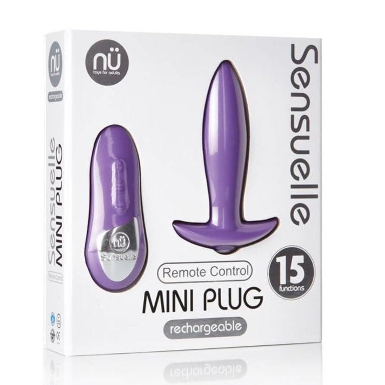 Sensuelle Remote Control Rechargeable Mini Butt Plug