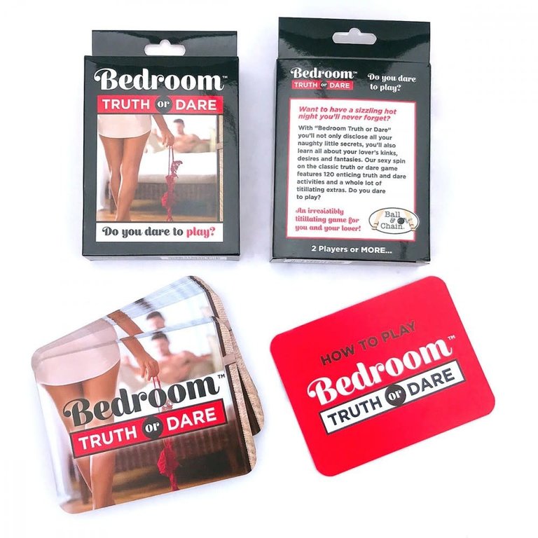 Ball & Chain Bedroom Truth or Dare Card Game