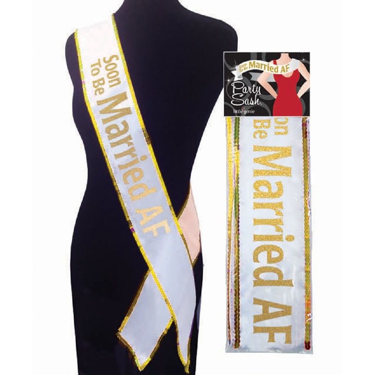 Little Genie Soon to be Married AF Bachelorette Sash