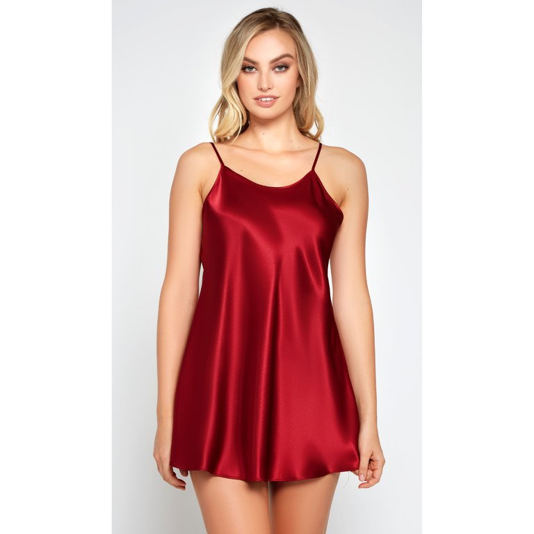 iCollection Satin Mini Chemise