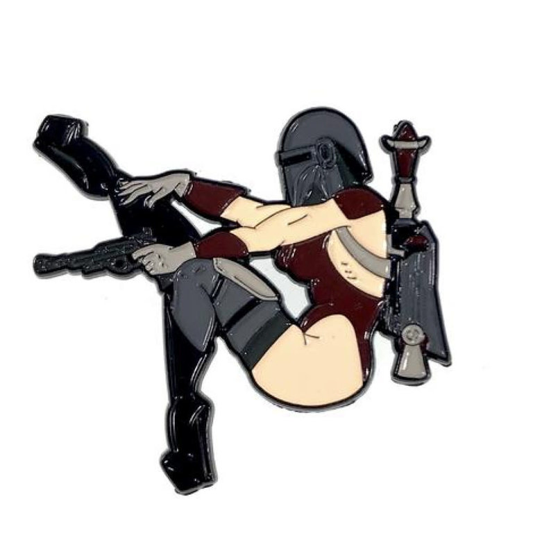 Geeky & Kinky Miss Mando Fett Pin