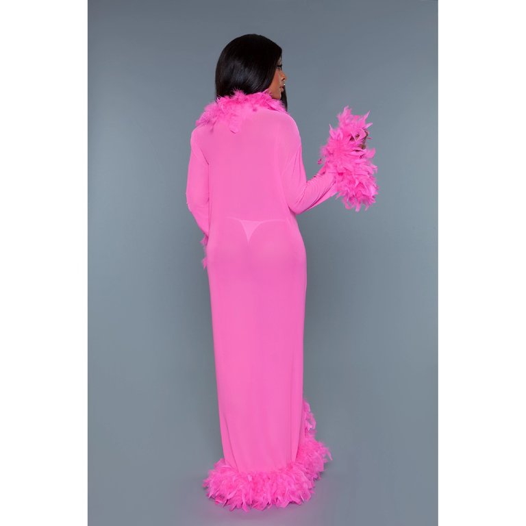 Be Wicked Deluxe Feather Robe