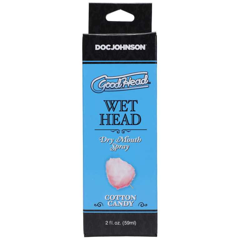 Doc Johnson GoodHead Wet Head Dry Mouth Spray - Cotton Candy
