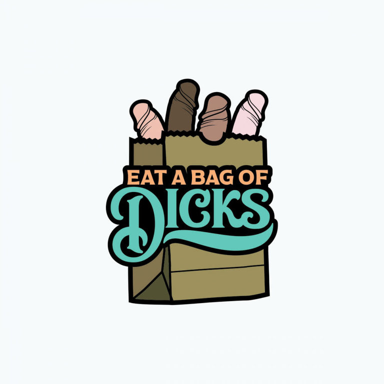 Wood Rocket LLC Eat a Bag of Dicks Pin