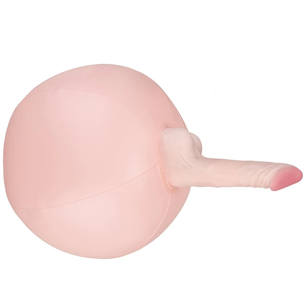 Inflatable Sex Ball With Vibrating Dildo photo