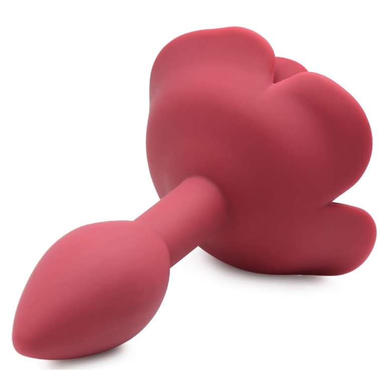 XR Brand Booty Bloom Silicone Rose Anal Plug - Small