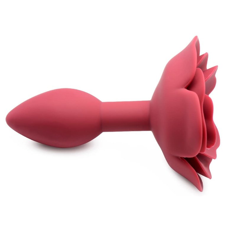 XR Brand Booty Bloom Silicone Rose Anal Plug - Small