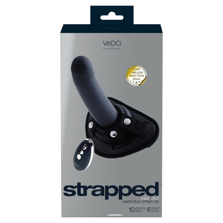 Vedo Vedo Strapped Rechargeable Vibrating Strap On