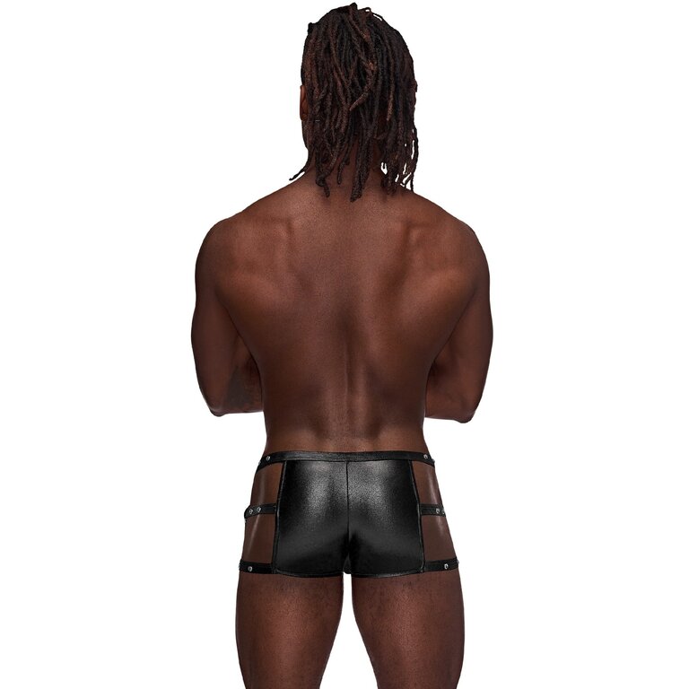 Male Power Vulcan Leather Studded Brief