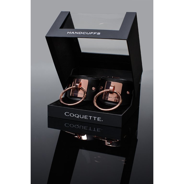 Coquette Pleasure Collection Rose Gold O-Ring Cuffs