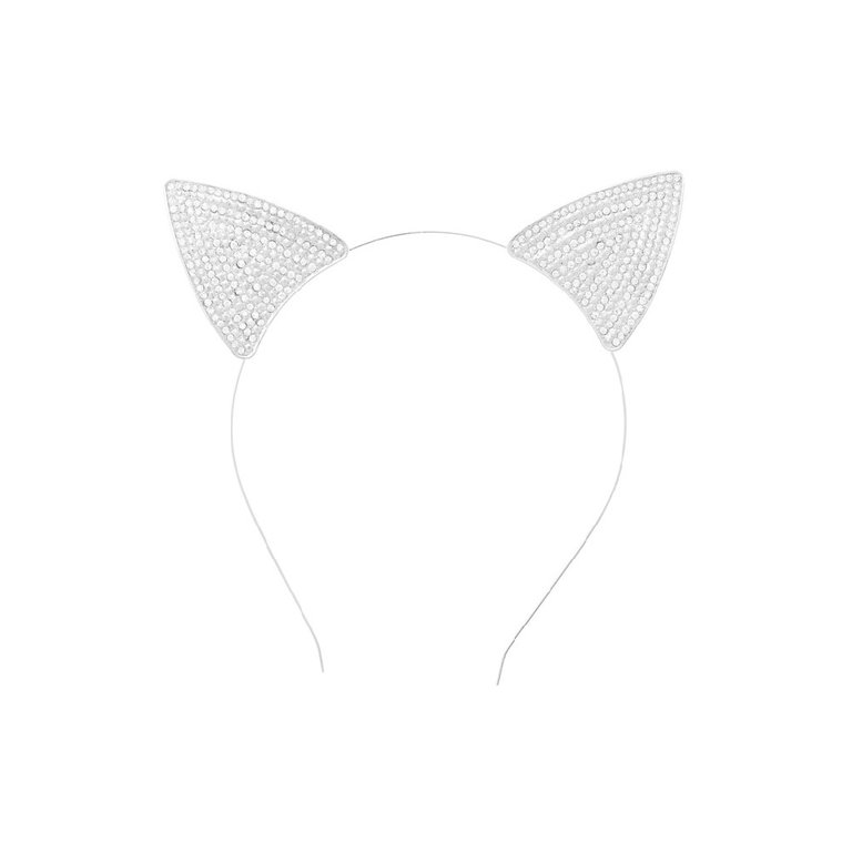 Groove Cat Ears Headband - Silver