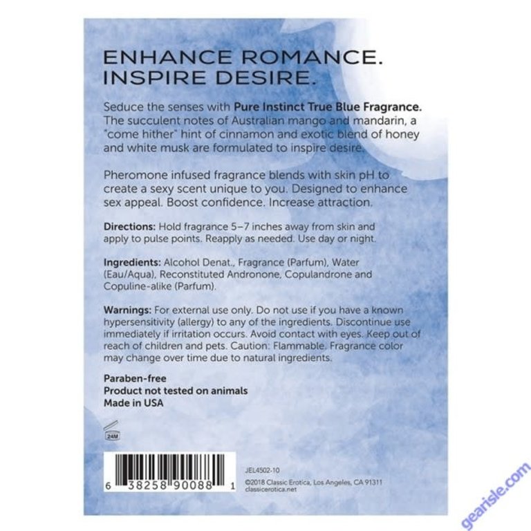 Classic Brands Pure Instinct True Blue Pheromone Fragrance .74 oz