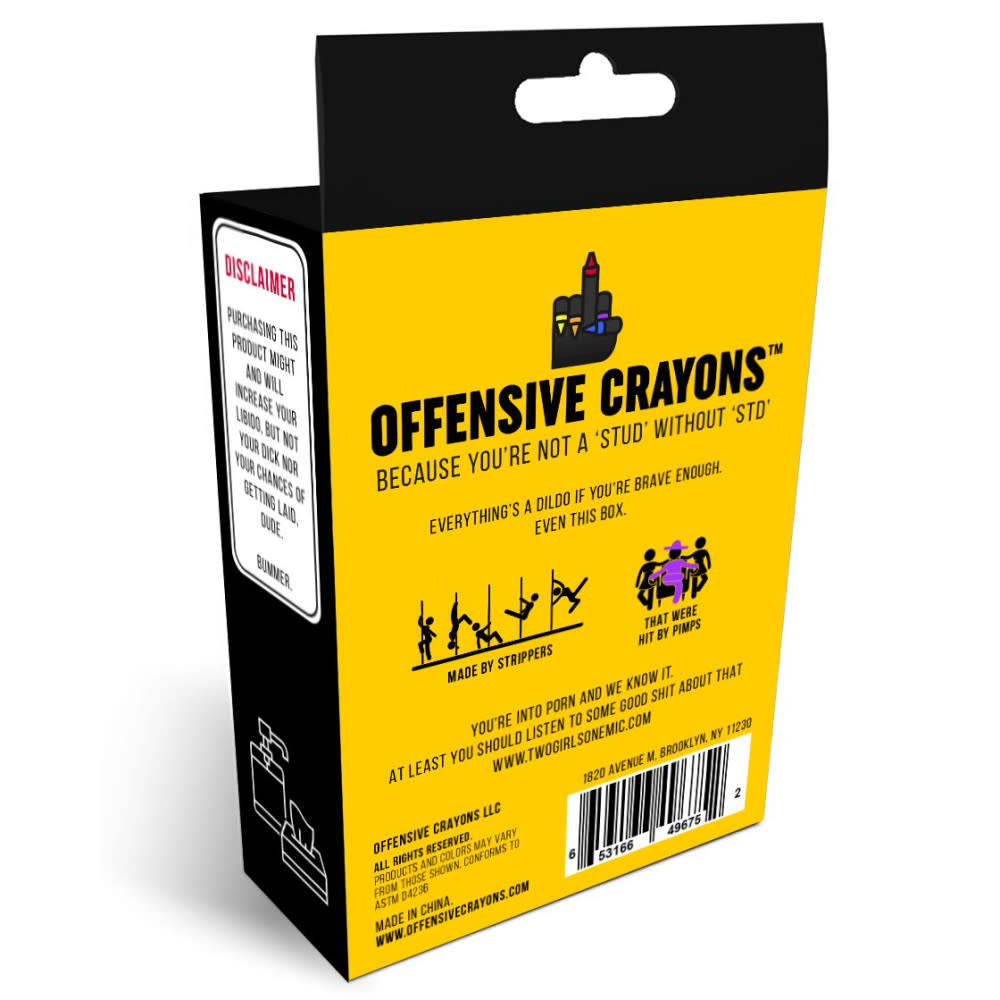 GIFT-FEED: Offensive Crayons for Entertaining Adults