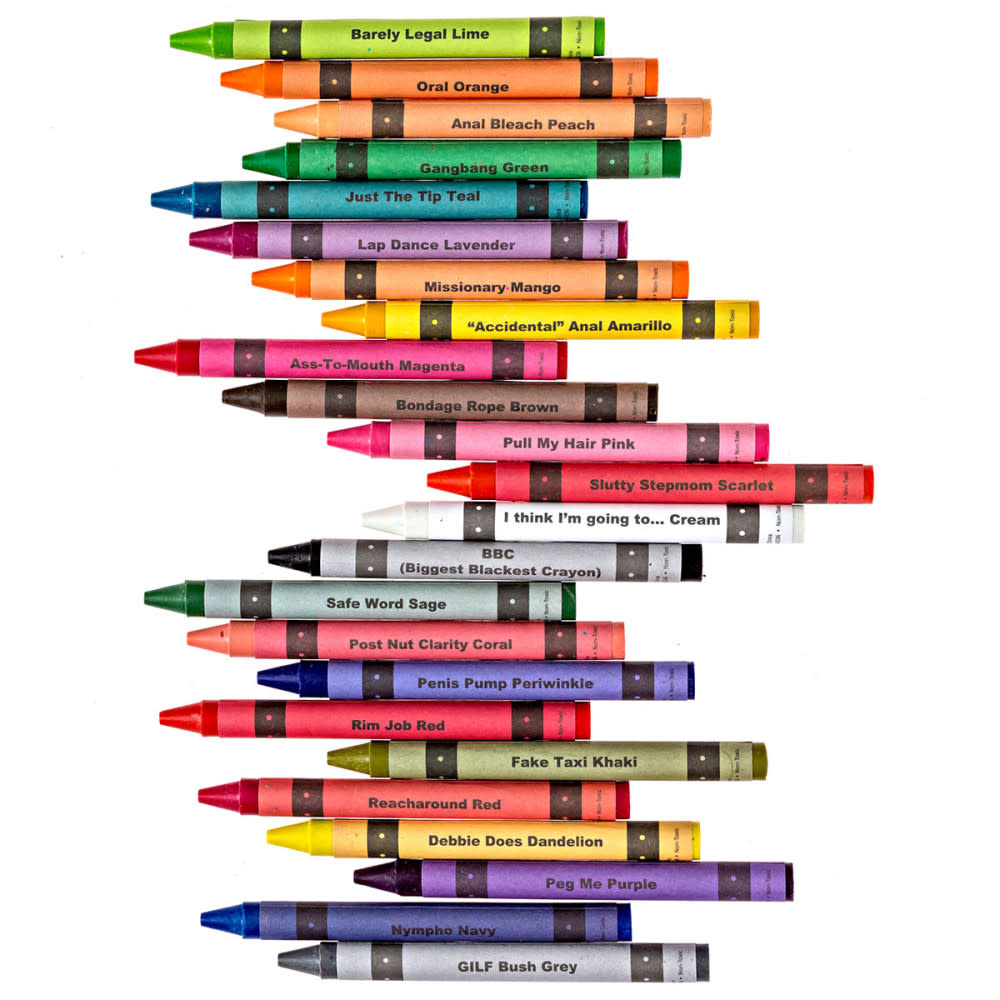 Offensive Colored Pencils