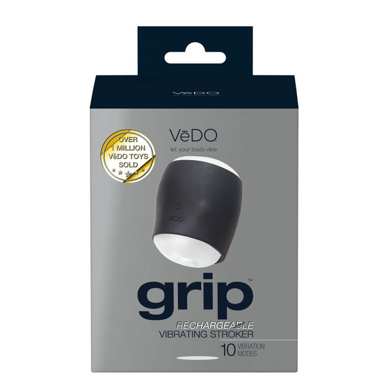 Vedo Grip Rechargeable Vibrating Stroker