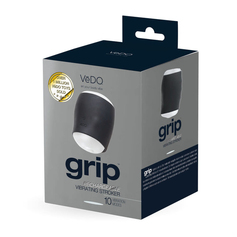 Vedo Grip Rechargeable Vibrating Stroker