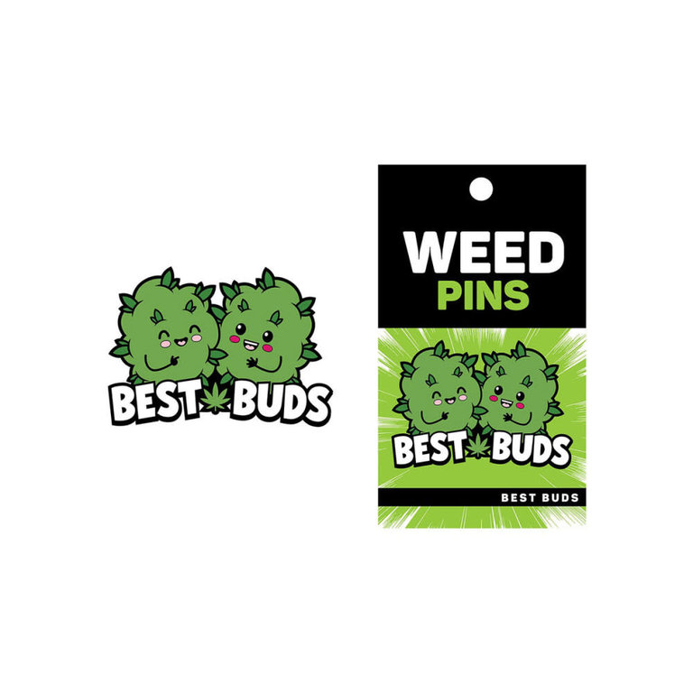 Wood Rocket LLC Best Buds Pin