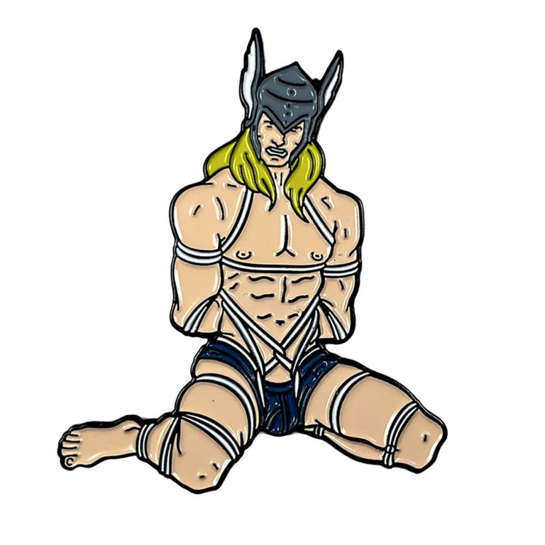 Geeky & Kinky Thor Rope Bound Pin