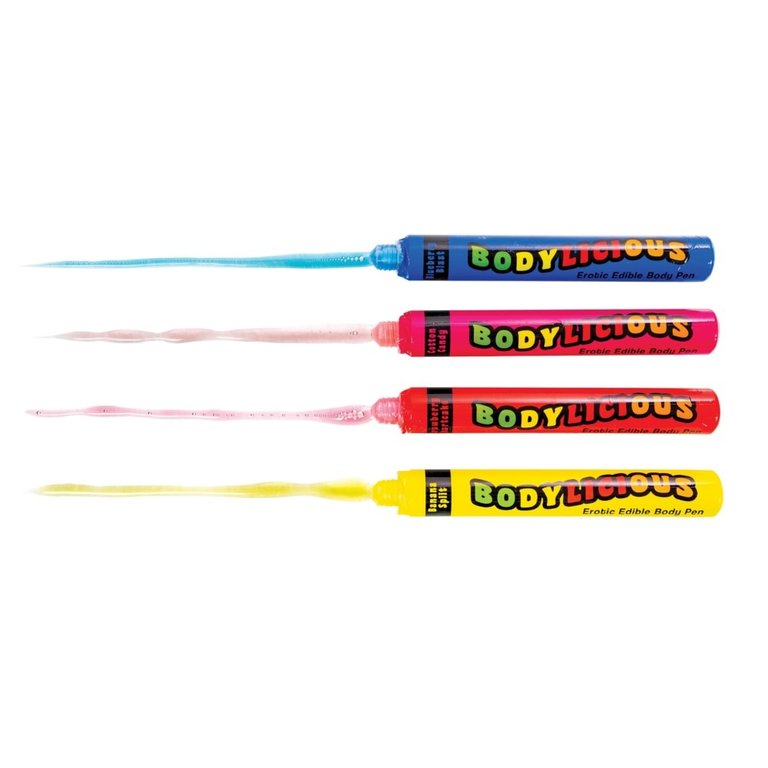 Hott Products Bodylicious Edible Body Pens 4 Pack