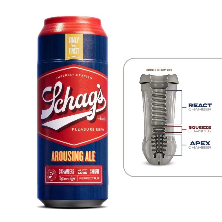 Blush Novelties Schag's Beer Can Male Masturbator Arousing Ale